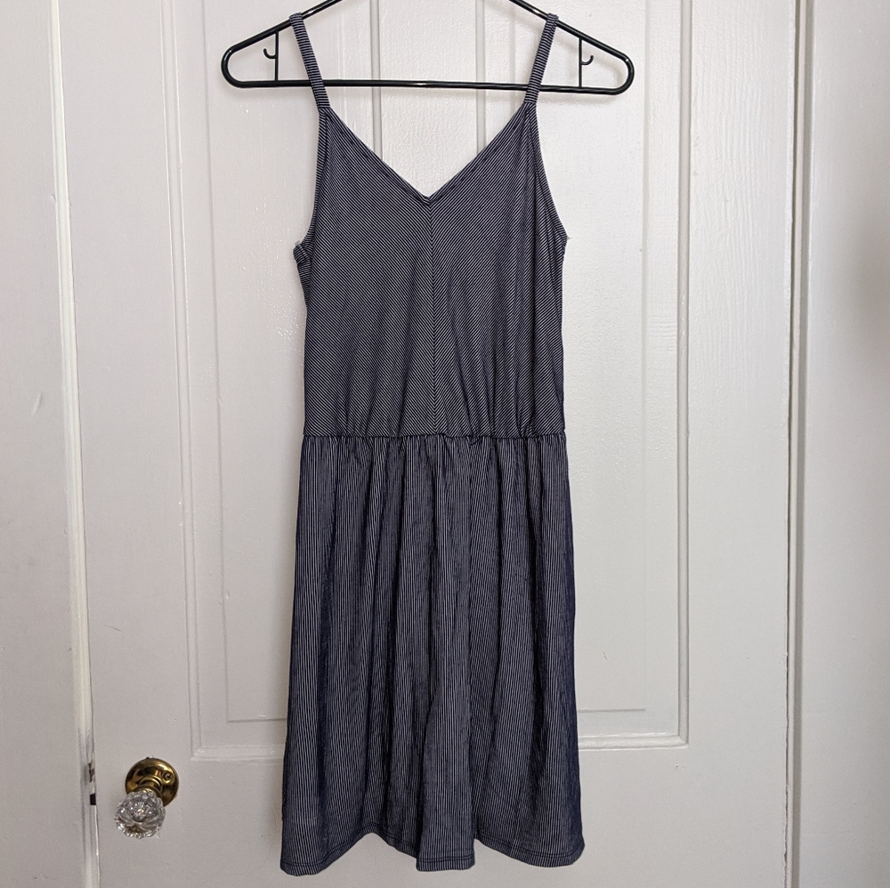 Pinstripe Navy dress